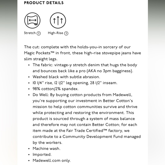 A3 - 197 Madewell straight leg distressed blue denim jeans size 30 straight leg - Picture 11 of 15